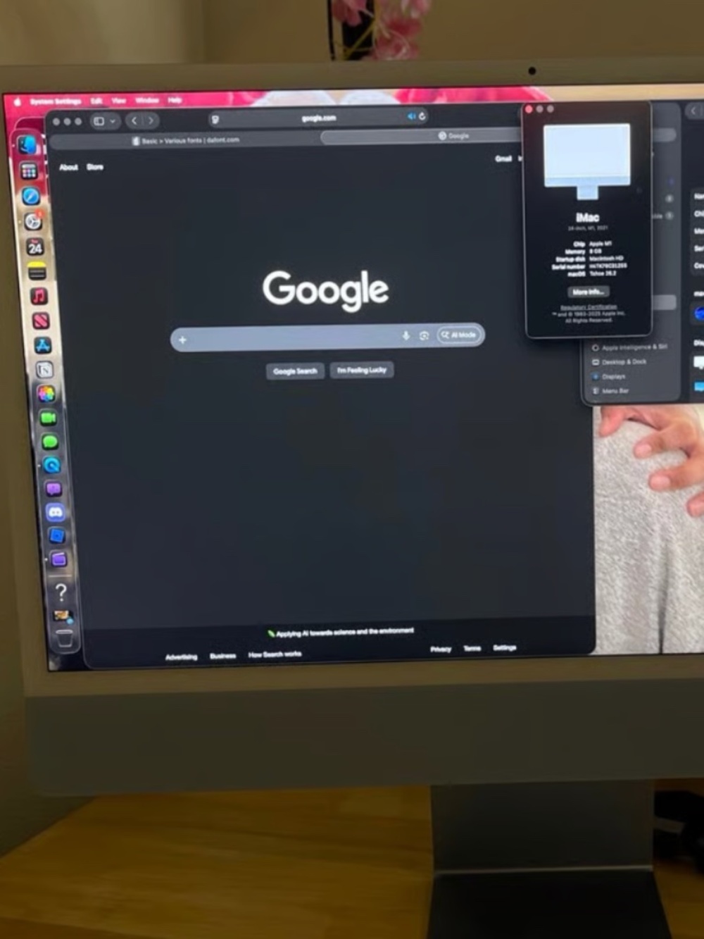 Apple iMac 24 2021 Blue | M1 Chip | 8GB RAM | 4.5K Retina